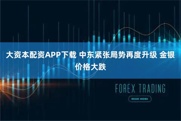 大资本配资APP下载 中东紧张局势再度升级 金银价格大跌